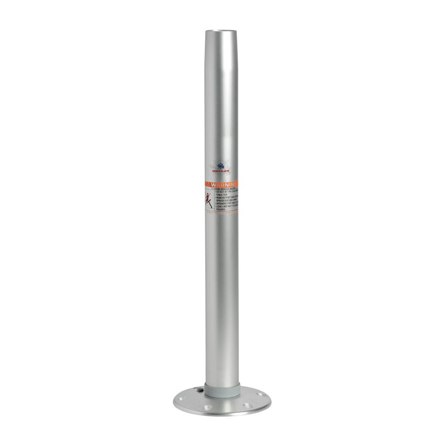 Tafelpoot Aluminium 68,5 cm Compleet