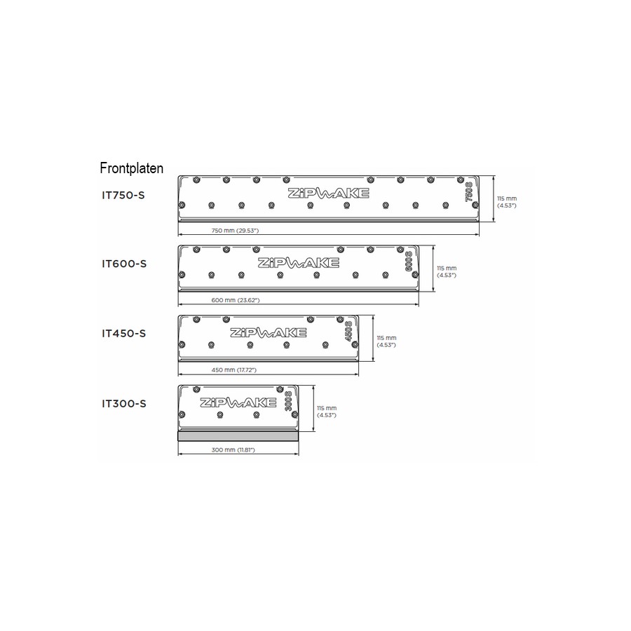 Series S Losse Interceptor Frontjes