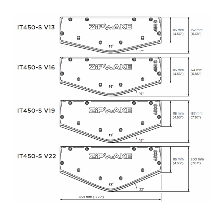 Series S V-Shaped Interceptors