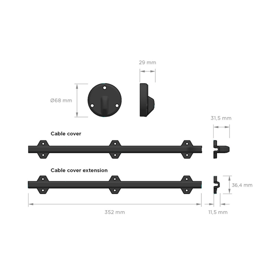 Kabelbeschermer Set Series S