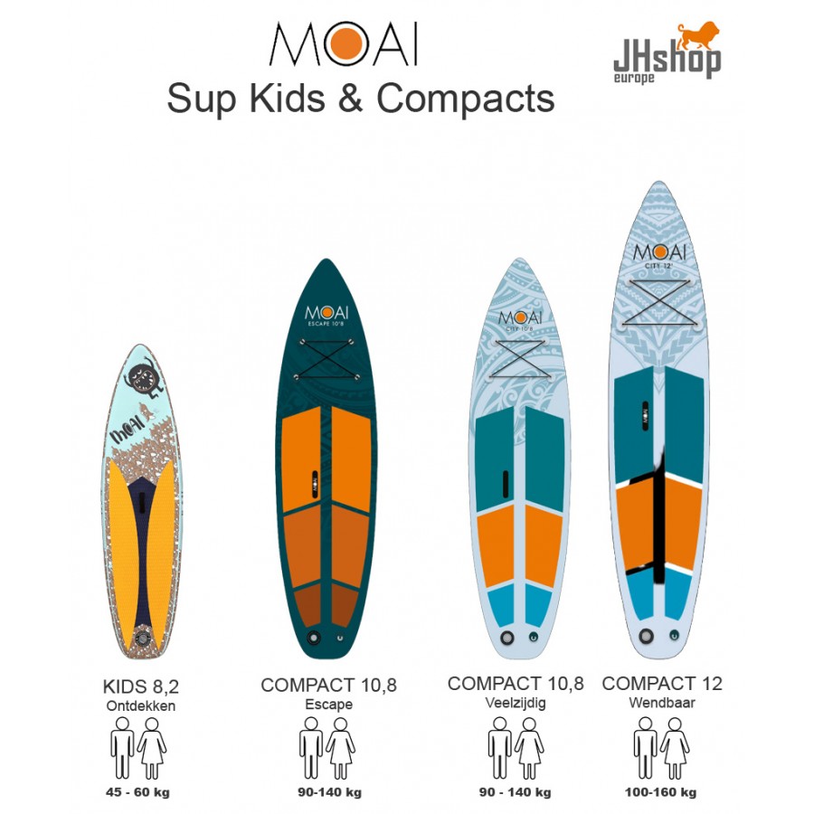 Moai Kids Sup 8,2 Pakket