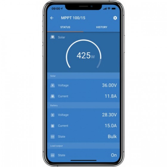 Victron SmartSolar MPPT Laadcontrollers Mobiel1