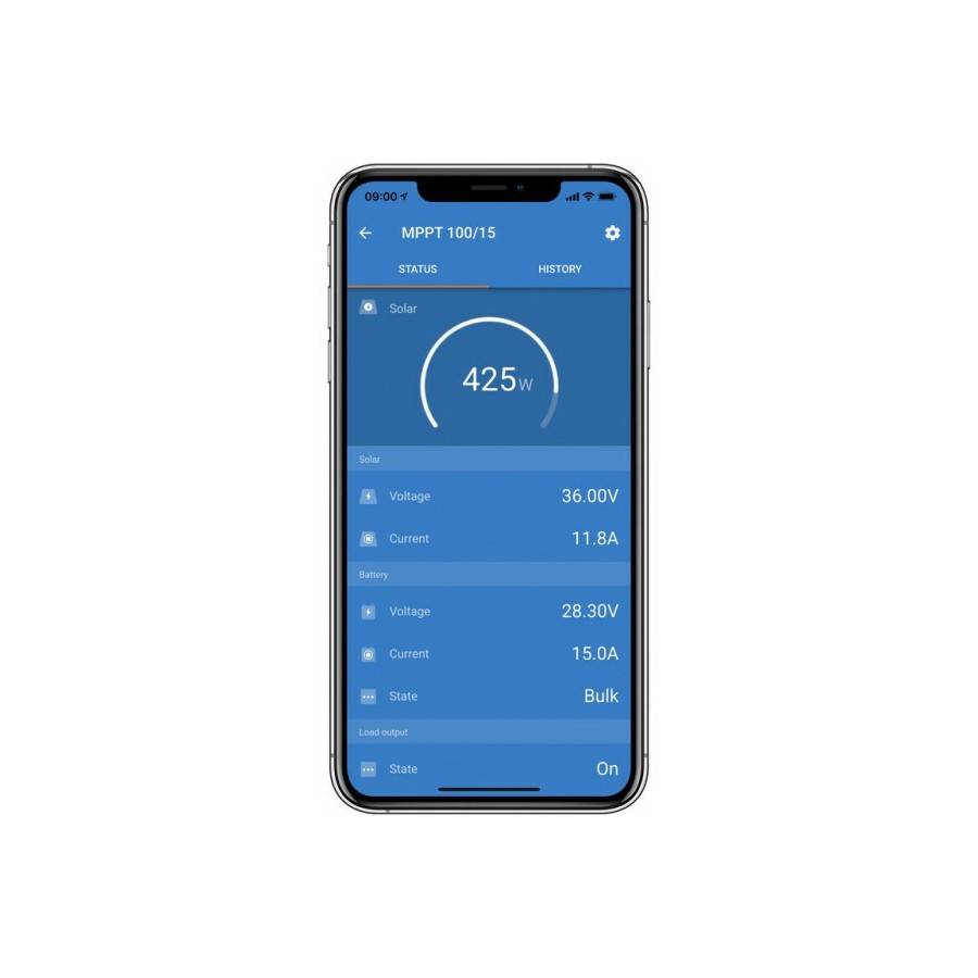 Victron SmartSolar MPPT Laadcontrollers Mobiel1