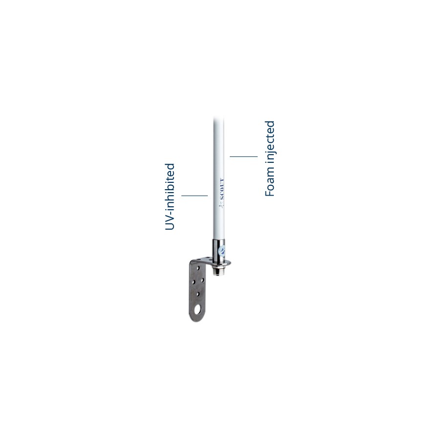 KS-61 Antenne polyester 360° 2.4 GHz 10dB 90cm