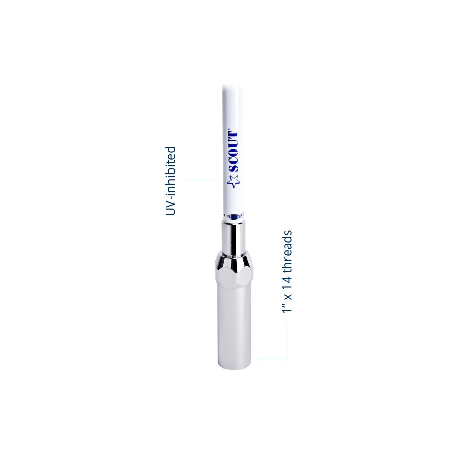 KS-50 polyester VHF 1,5mtr 3dB