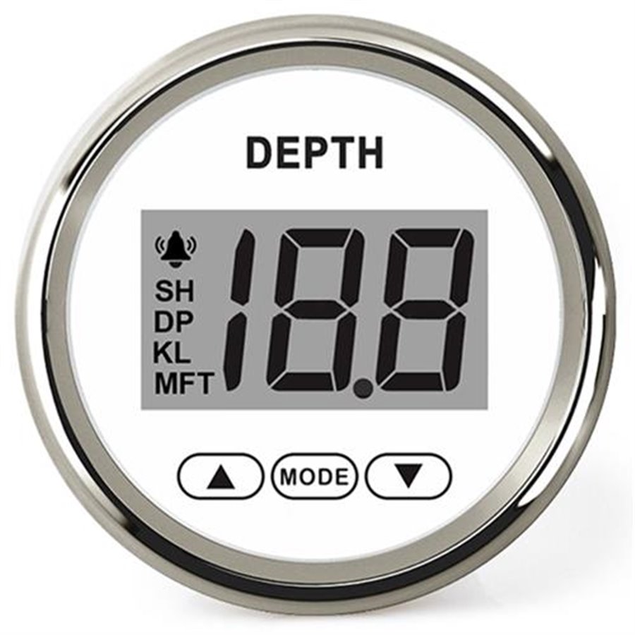 Dieptemeter 9 - 32 V met Transducer 