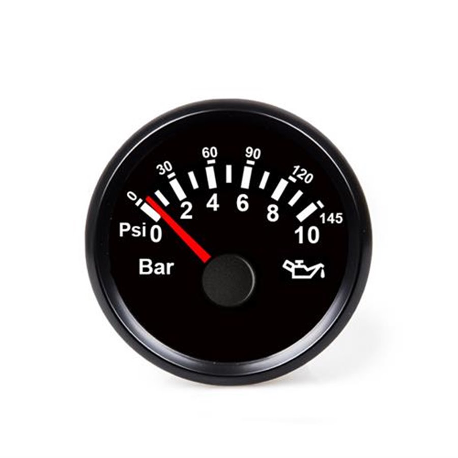 Oliedrukmeter 0-10 Bar 9 - 32 V