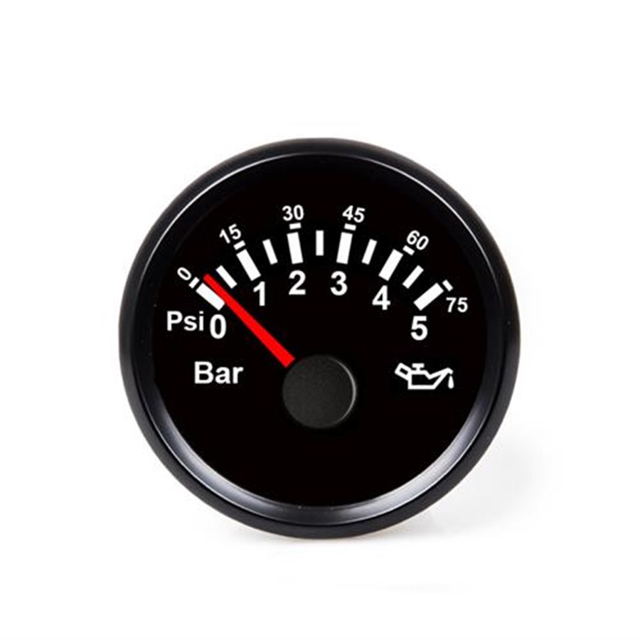 Oliedrukmeter 0-5 Bar 9 - 32 V