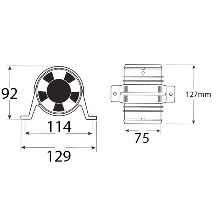 Ventilator In-Line