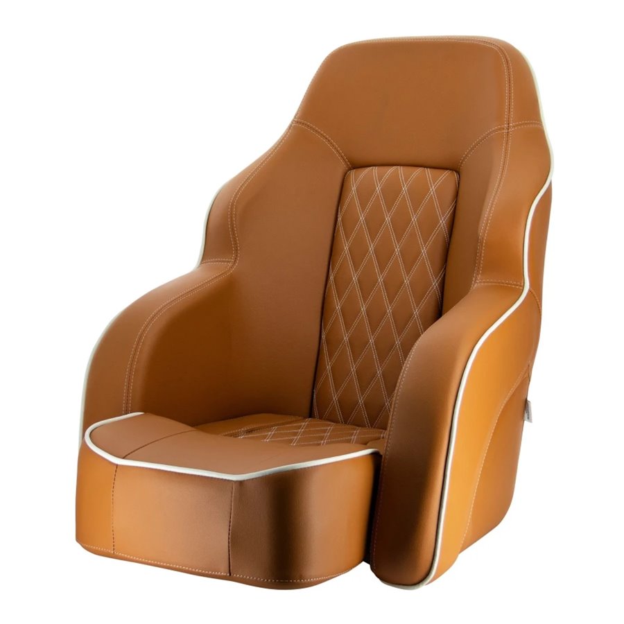 Flip-Up stoel COMMANDER Cognac