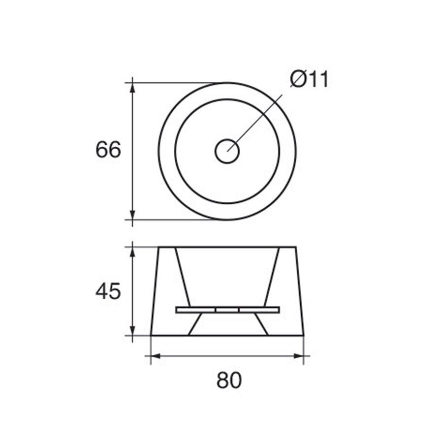 Huid-/Roerblad Anode Aluminium