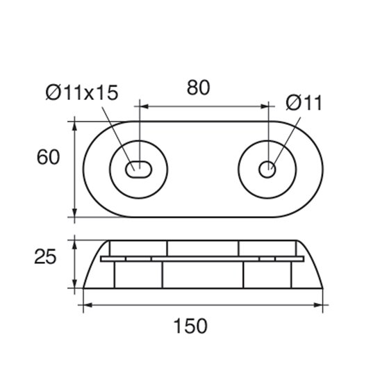 Huid-/Roerblad Anode Aluminium