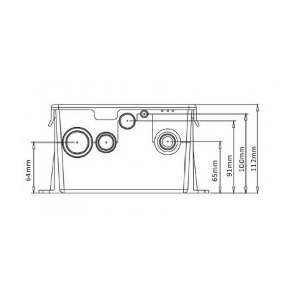 Douche Afvoerset 750 GPH 12 Volt